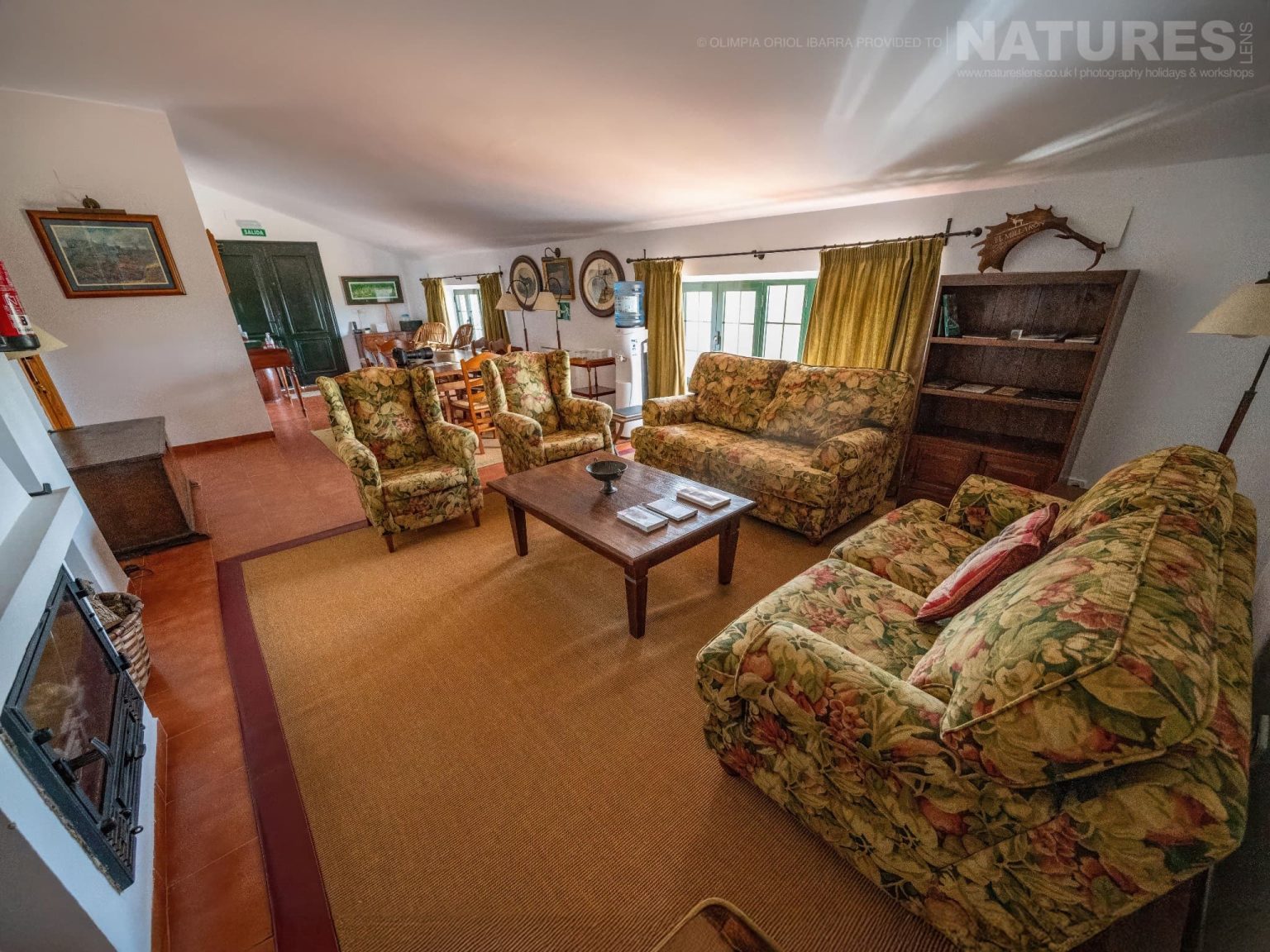 The Interior Lounge Area Of The Casa The Accommodation On The Estate Used For The Natureslens Birds Of Extremadura Photography Holiday